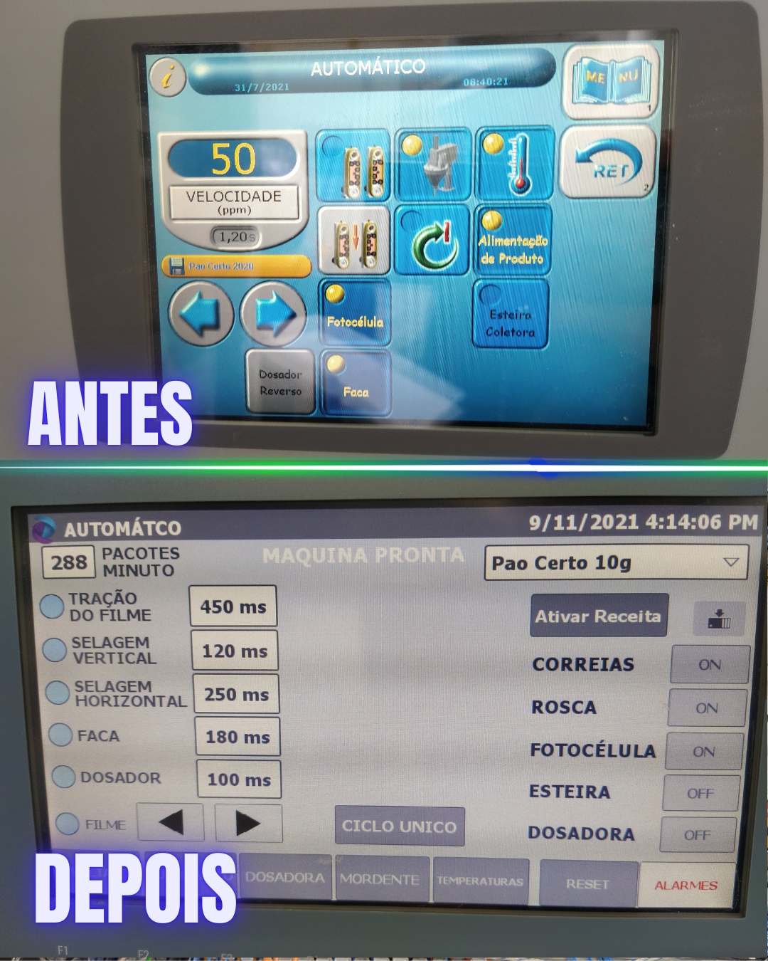 Planta de produção de líquidos